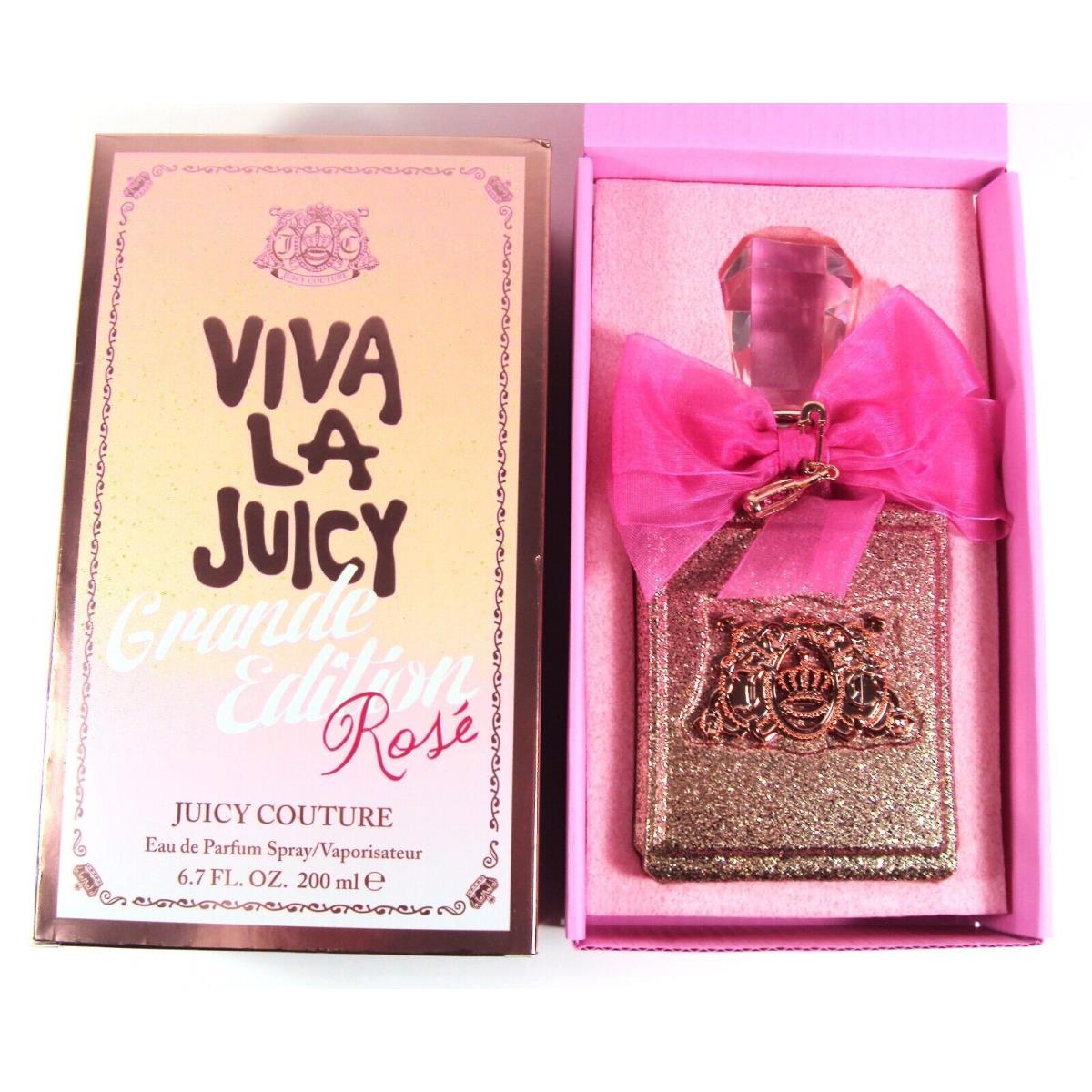 Juicy Couture Viva La Juicy Rose Grande Edition 6.7oz/200ml Edp Spray W/box