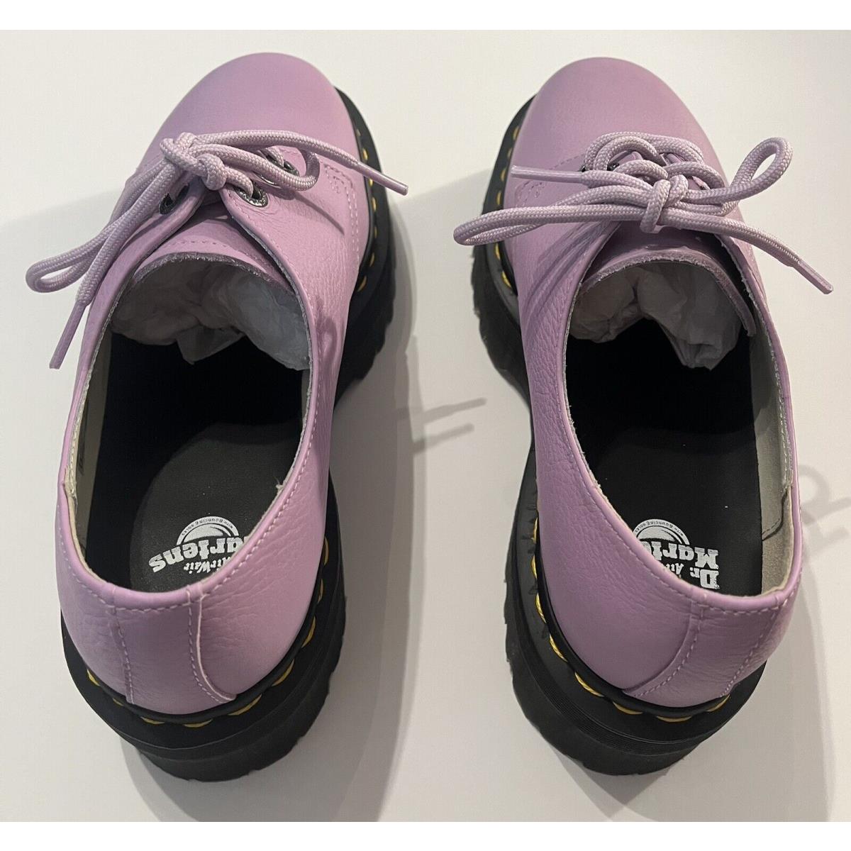 Dr Martens Lilac Quad II Pisa Leather Women Size 8-NWT