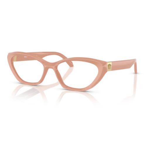 Versace 0VE3356 5468 Beige Camel Cat-eye 55MM Women`s Eyeglasses