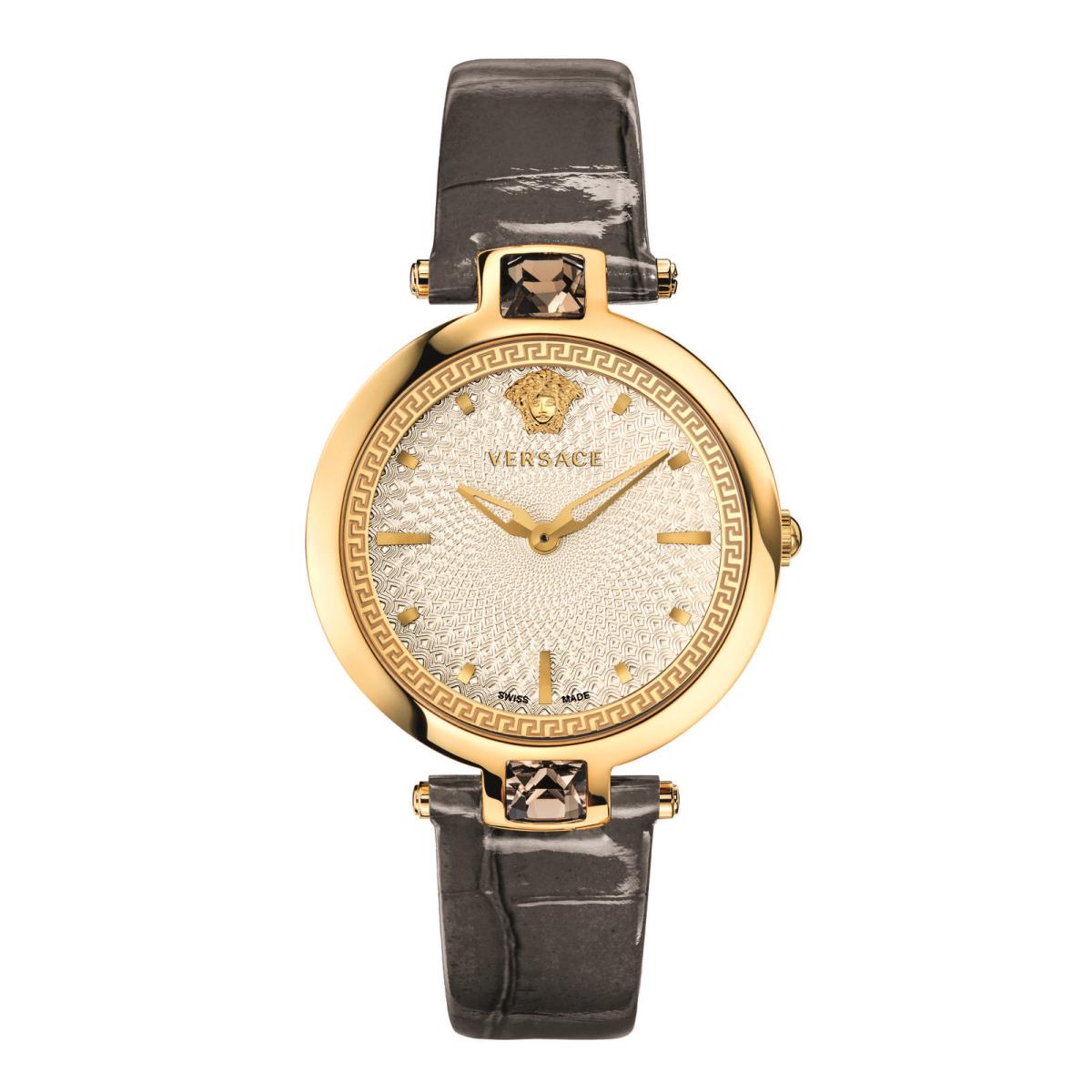 Versace Women`s Crystal Gleam 36.5mm Quartz Watch VAN060016