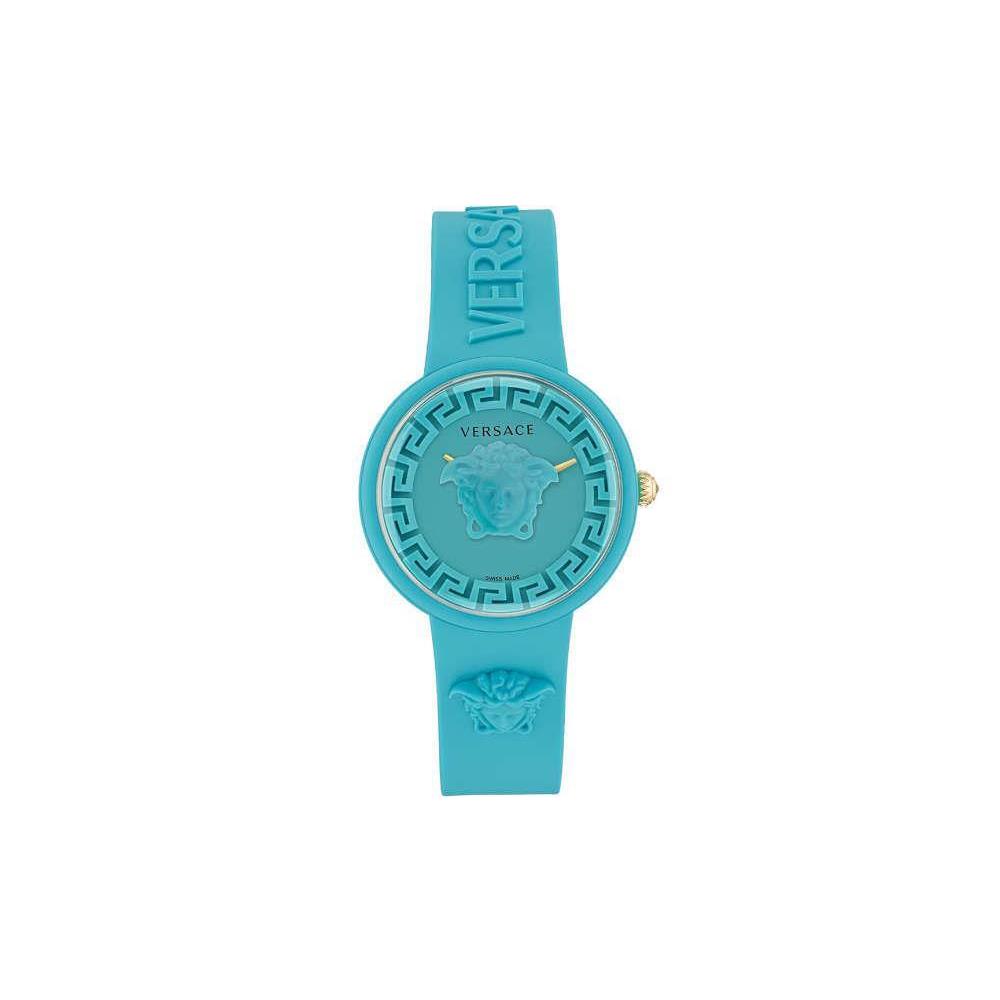 Versace Women`s Medusa Pop 39mm Quartz VE6G00423 - Dial: Blue, Band: Blue, Other Dial: Blue