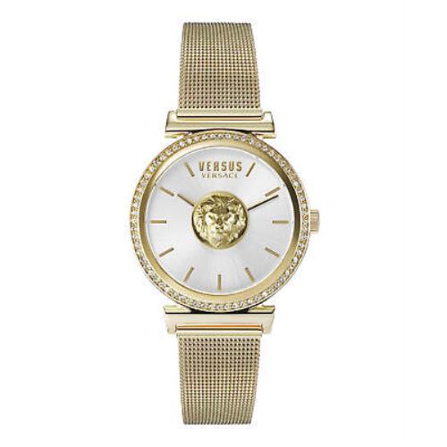 Versus Versace Womens Gold 34mm Bracelet Fashion Watch