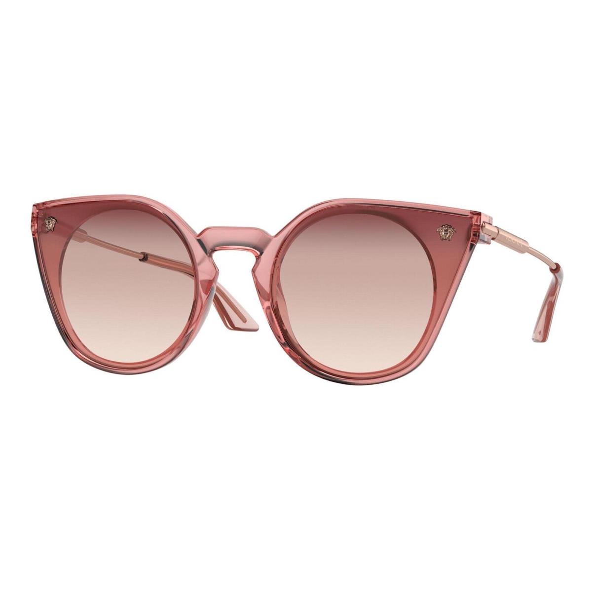 Versace Sunglasses VE4410 53220P 60mm Transparent Pink / Gradient Orange Lens