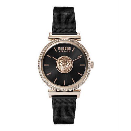 Versus Versace Womens Rose Gold 34mm Bracelet Fashion Watch