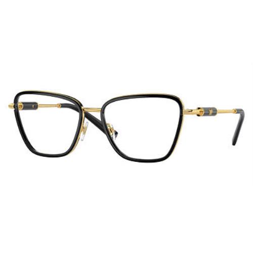Versace VE1292 Eyeglasses Women Black/gold 54mm
