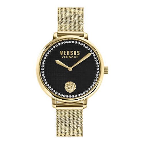 Versus Versace Womens Gold 36mm Bracelet Fashion Watch