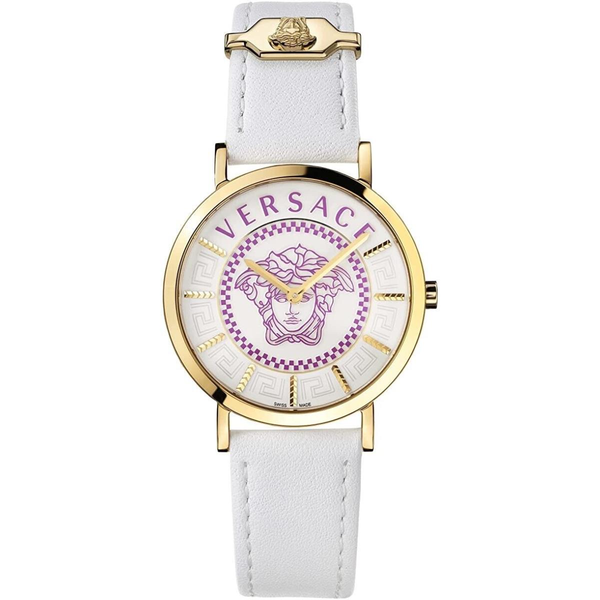 Versace Quartz Silver Dial Ladies Watch-VEK400321