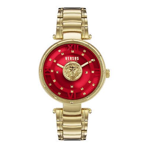 Versus Versace Womens Gold 38mm Bracelet Fashion Watch