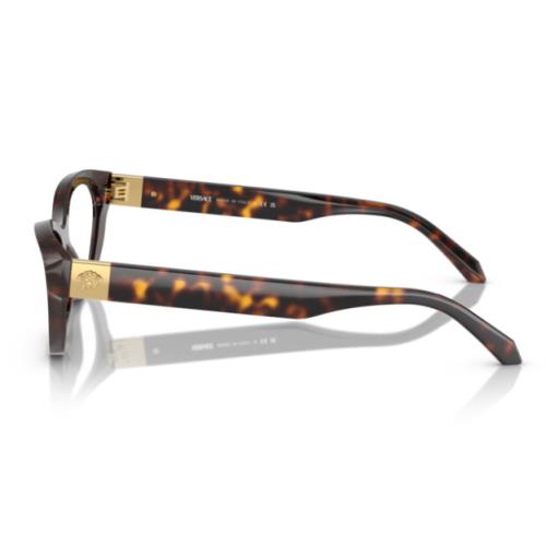 Versace 0VE3356 108 Havana Cat-eye 55MM Women`s Eyeglasses