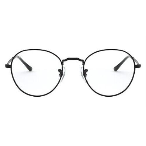 Ray-ban 0RX3582V Eyeglasses RX Unisex Black Oval 51mm