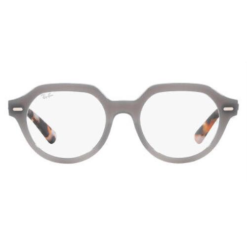 Ray-ban RX7214 Eyeglasses Unisex Opal Gray 49mm