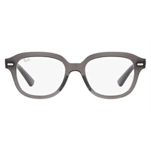 Ray-ban RX7215 Eyeglasses Unisex Opal Dark Gray 49mm