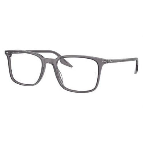Ray-ban RX5421F Eyeglasses Unisex Transparent Gray 55mm
