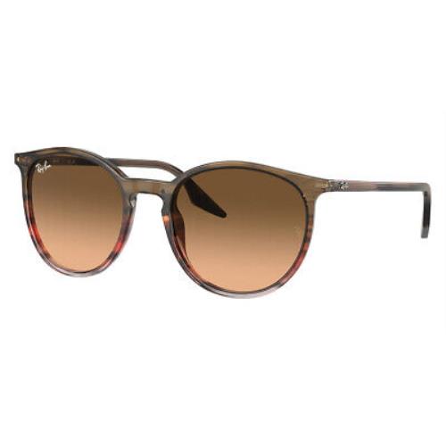 Ray-ban RB2204 Sunglasses Striped Brown and Red / Pink/black
