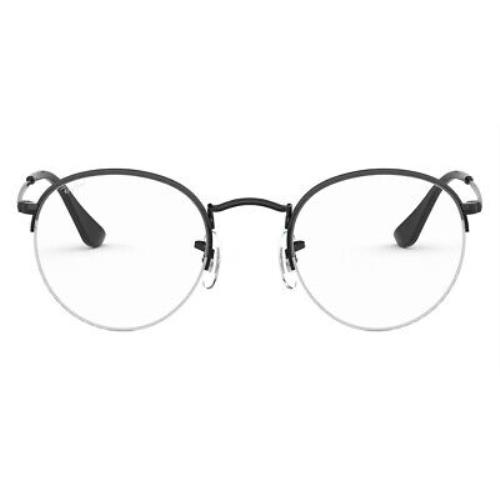 Ray-ban 0RX3947V Eyeglasses RX Unisex Black Round 51mm