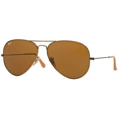 Ray-ban RB3025 177/33 Gold Aviator Classic Brown Non-polarized Unisex Sunglasses