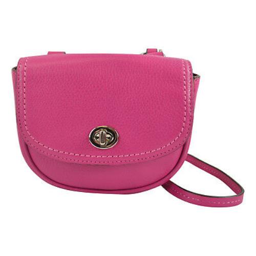 magenta coach purse