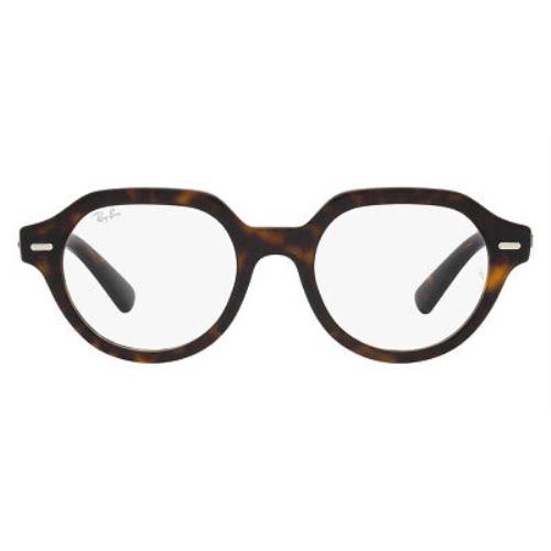 Ray-ban RX7214 Eyeglasses Unisex Havana 49mm