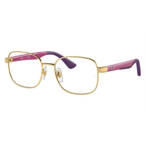 Ray-ban RY1059 Eyeglasses Kids Gold/fuchsia on Violet 47mm