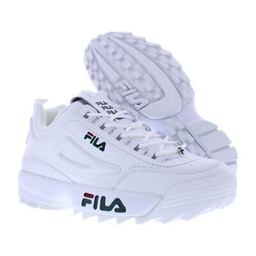 Fila Disruptor II Premium RT Mens Shoes Size 9 Color: White