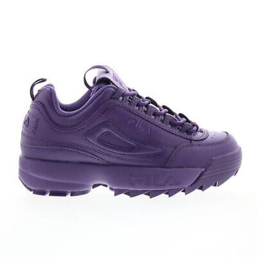 Fila Disruptor II Autumn 5FM00695-500 Womens Purple Lifestyle Sneakers Shoes 7