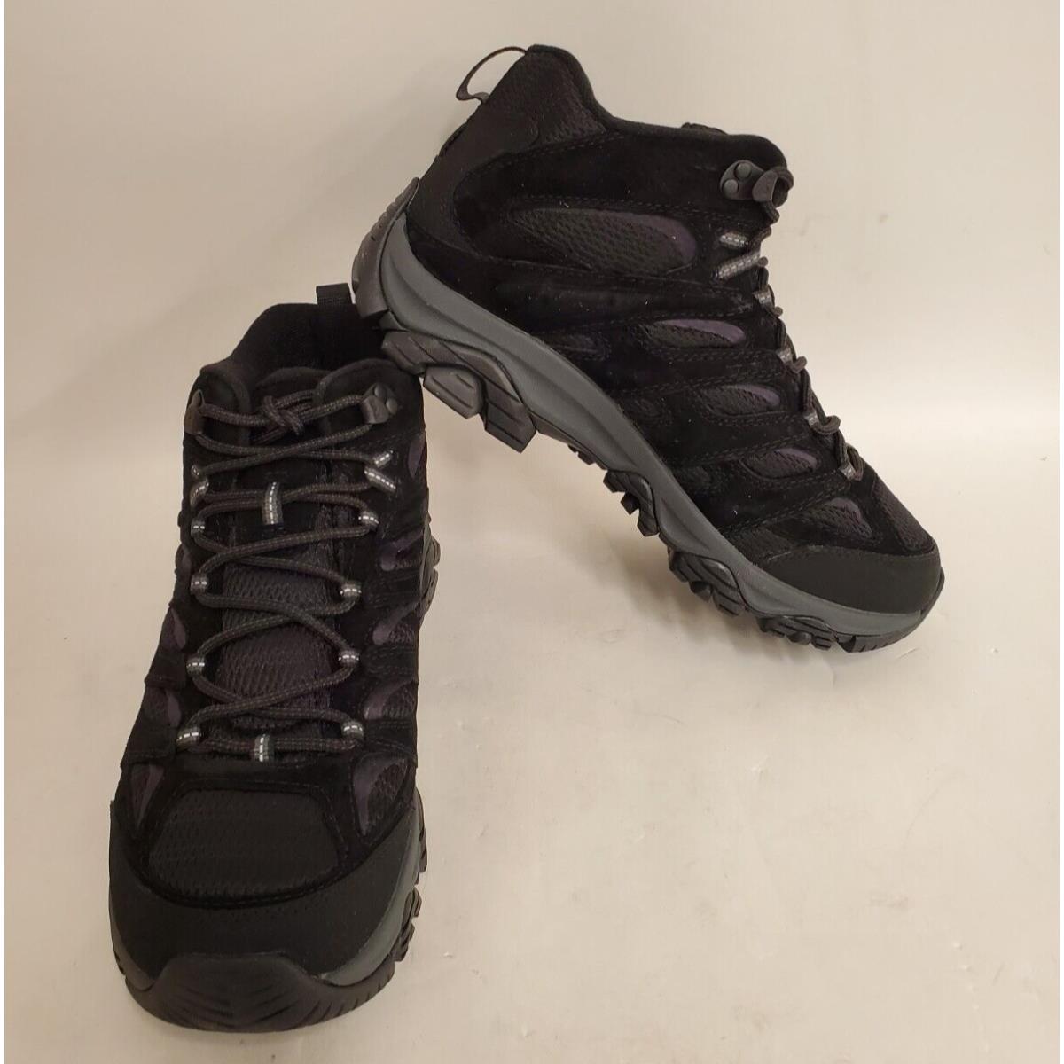 Merrell Men`s Moab 3 Waterproof Hiking Shoe Sneaker Black Knight Size 10