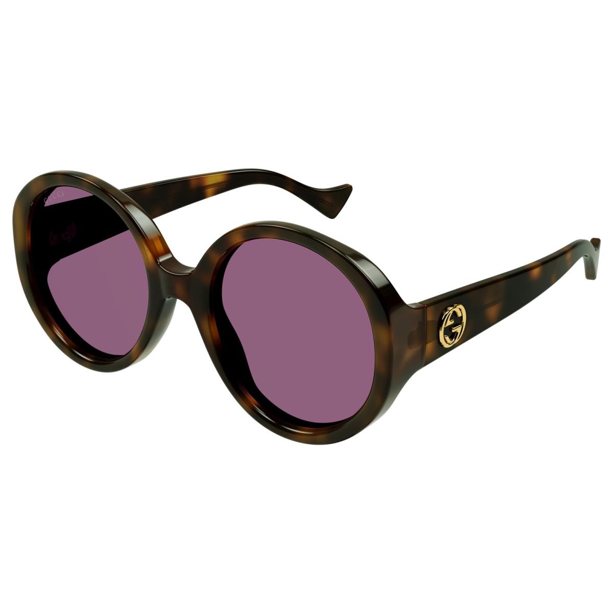 Gucci GG1256S-003 Havana Havana Violet Sunglasses