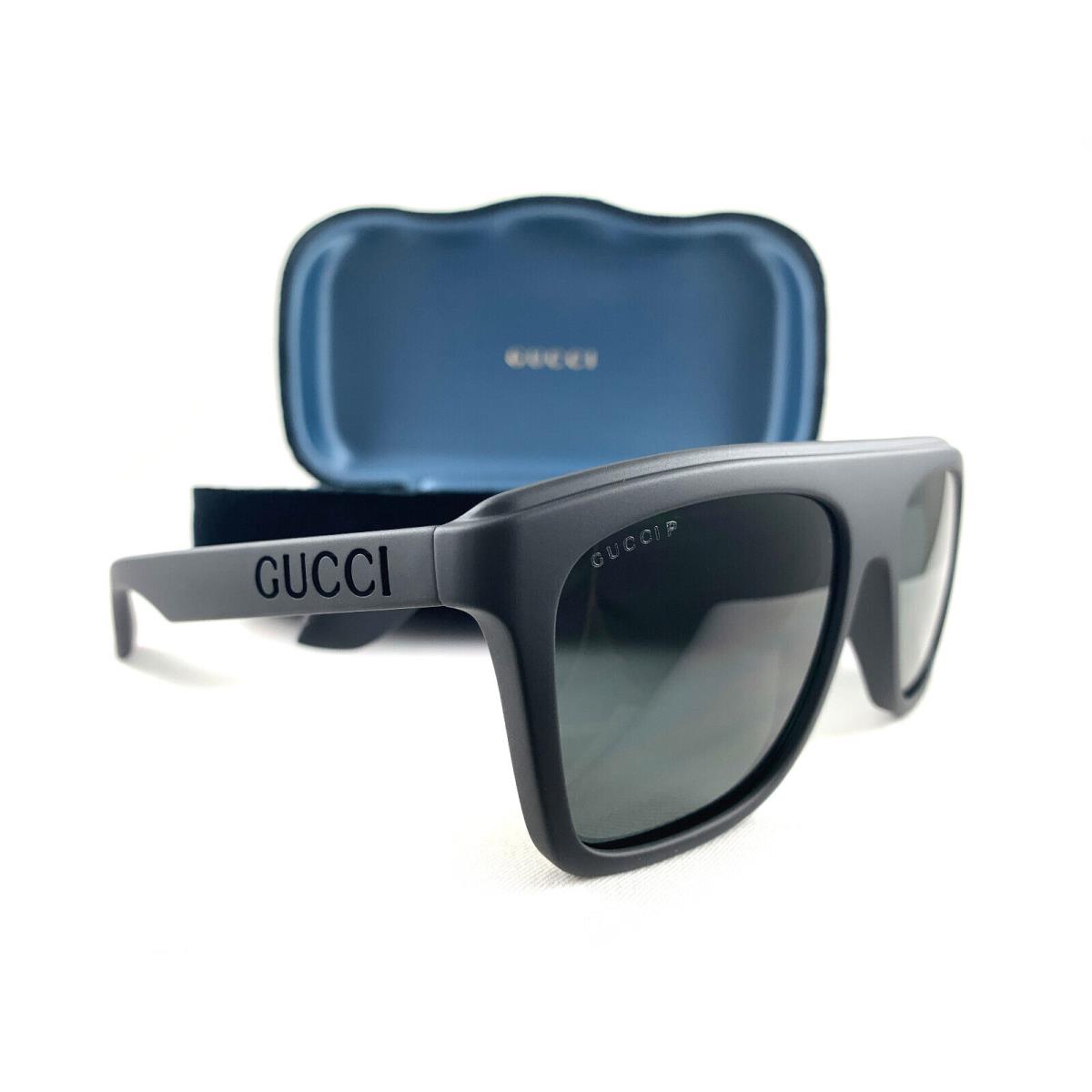 Gucci Sunglasses GG1570S Black Gray Polarized 006