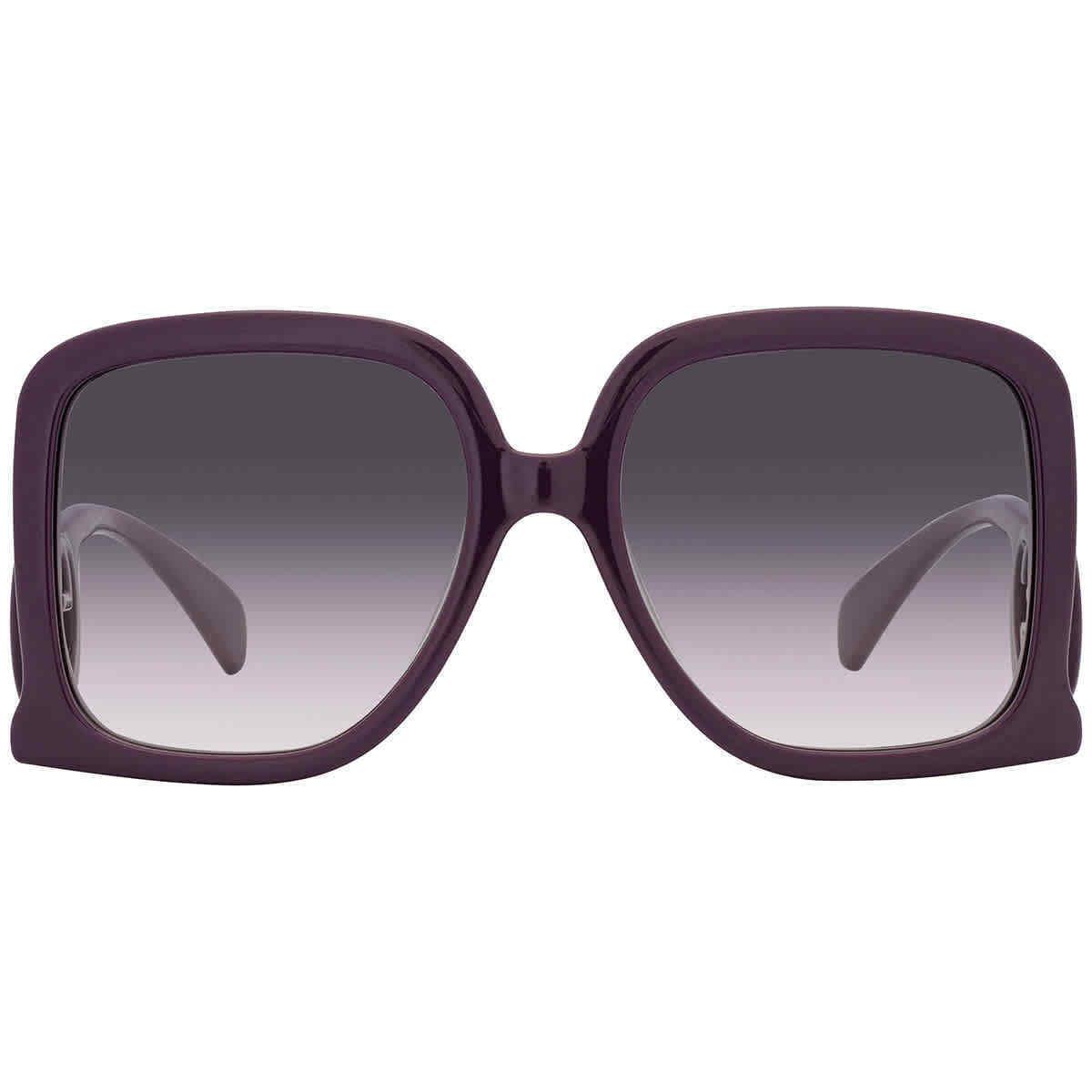 Gucci Grey Gradient Square Ladies Sunglasses GG1326S 003 58 GG1326S 003 58