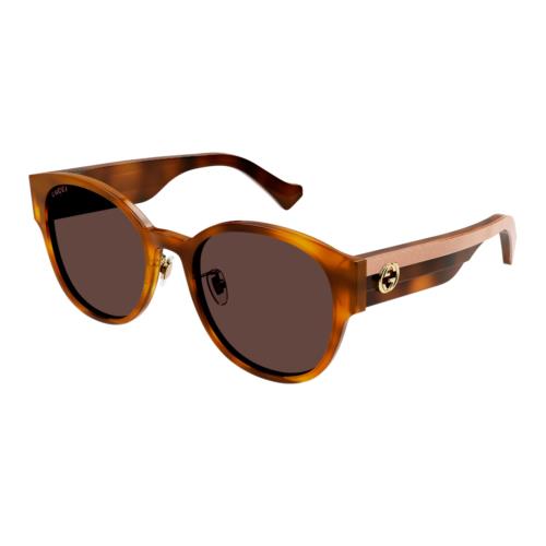 Gucci GG1304SK-004 Havana Crystal Brown Sunglasses
