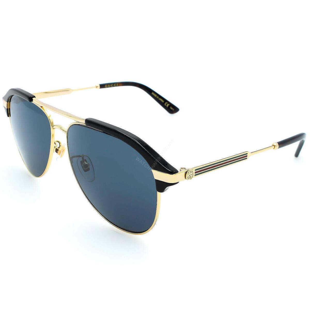Gucci Black/havana/gray 60-14-150MM Men`s Sunglasses GG0288SA 001