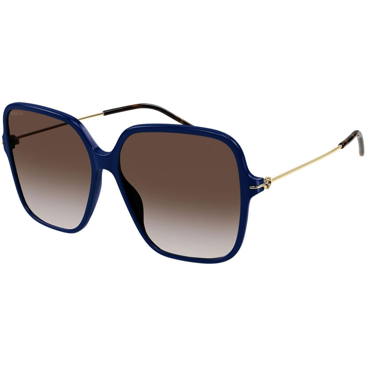 Gucci GG1267S-004 Blue Gold Red Sunglasses