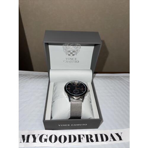 Vince Camuto Watch For Men with Silver Tone