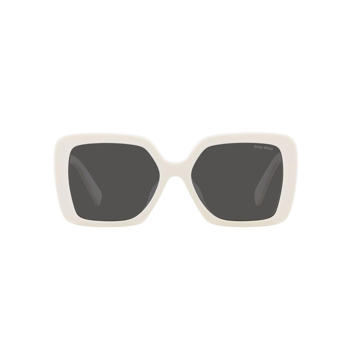 Miu Miu Smu 10YS White/dark Grey 142-5S0 Sunglasses