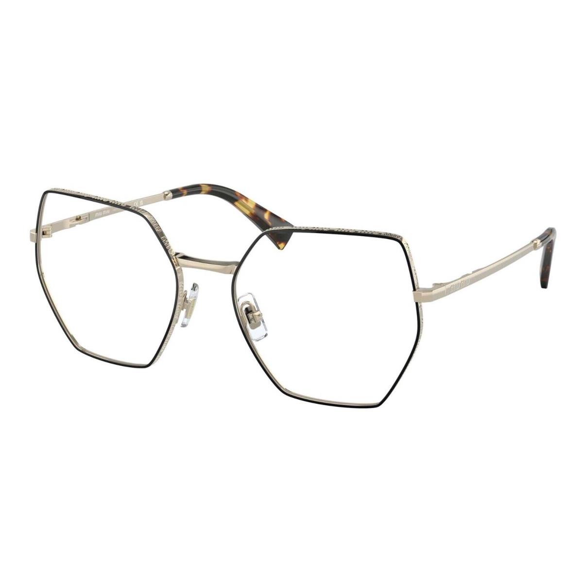 Miu Miu Vmu 50VV Black Gold AAV-1O1 Eyeglasses