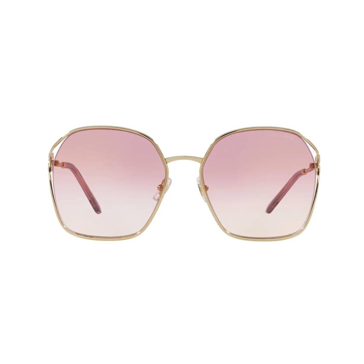 Miu Miu Smu 52WS Gold/pink Shaded 5AK-06S Sunglasses