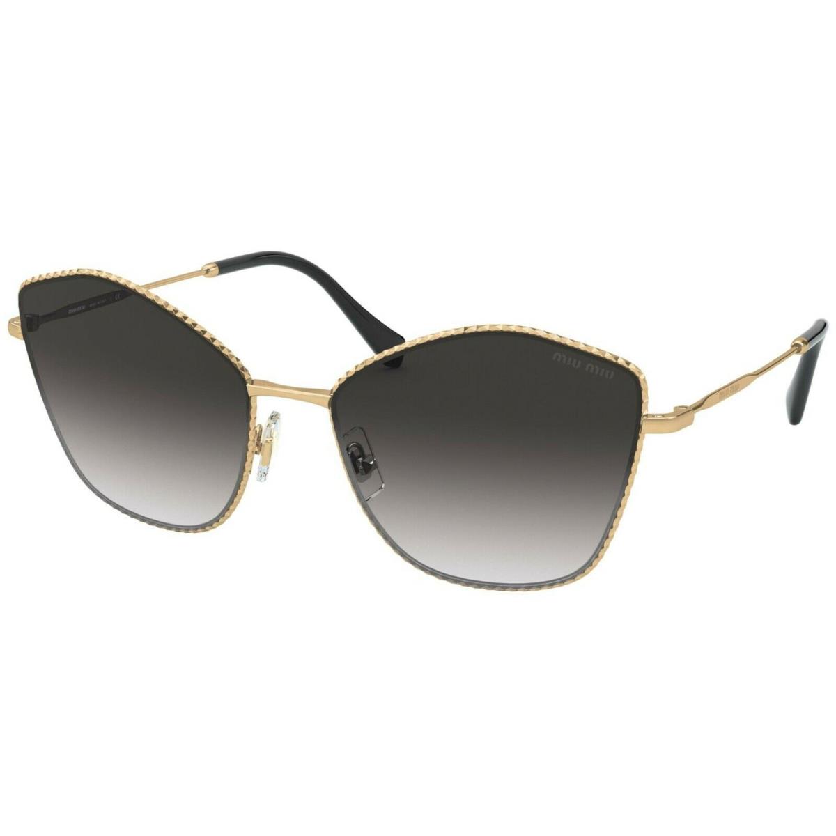 Miu Miu Smu 60V Gold/grey Shaded 7OE-5D1 Sunglasses