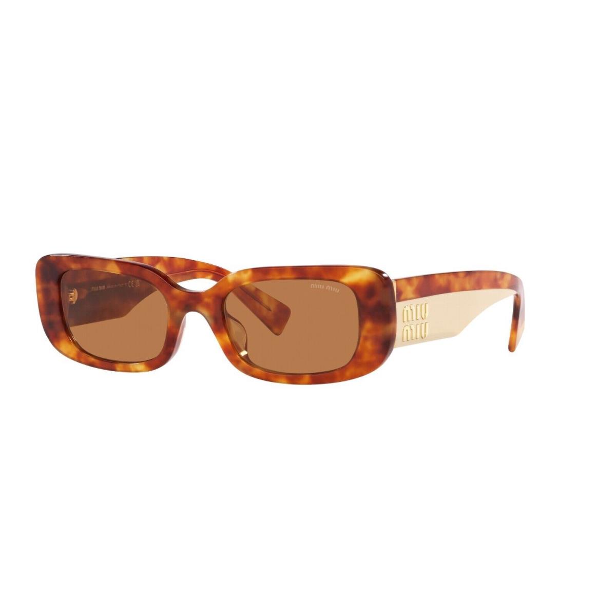 Miu Miu Smu 08YS Havana/brown 4BW-2Z1 Sunglasses - Frame: Havana, Lens: Brown