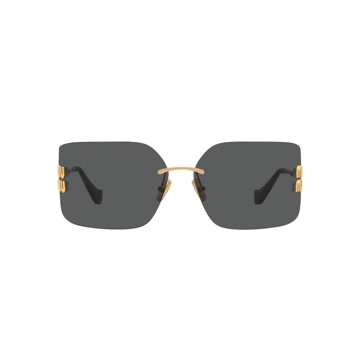 Miu Miu Smu 54YS Gold/dark Grey 5AK5/S0 Sunglasses