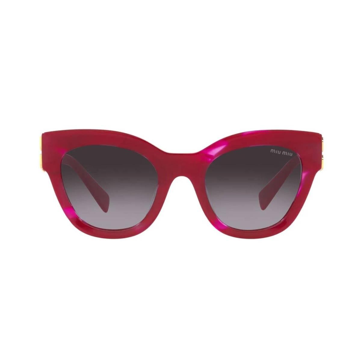 Miu Miu Smu 01YS Bordeaux/grey Shaded 16H-09S Sunglasses