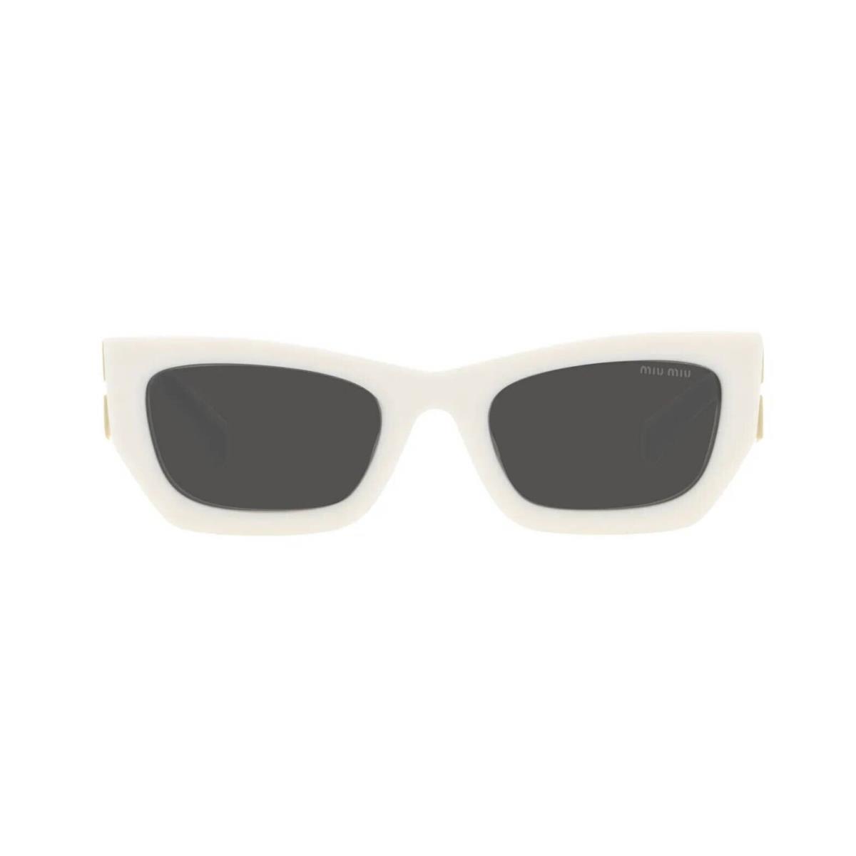 Miu Miu Smu 09WS White/dark Grey 142-5S0 Sunglasses