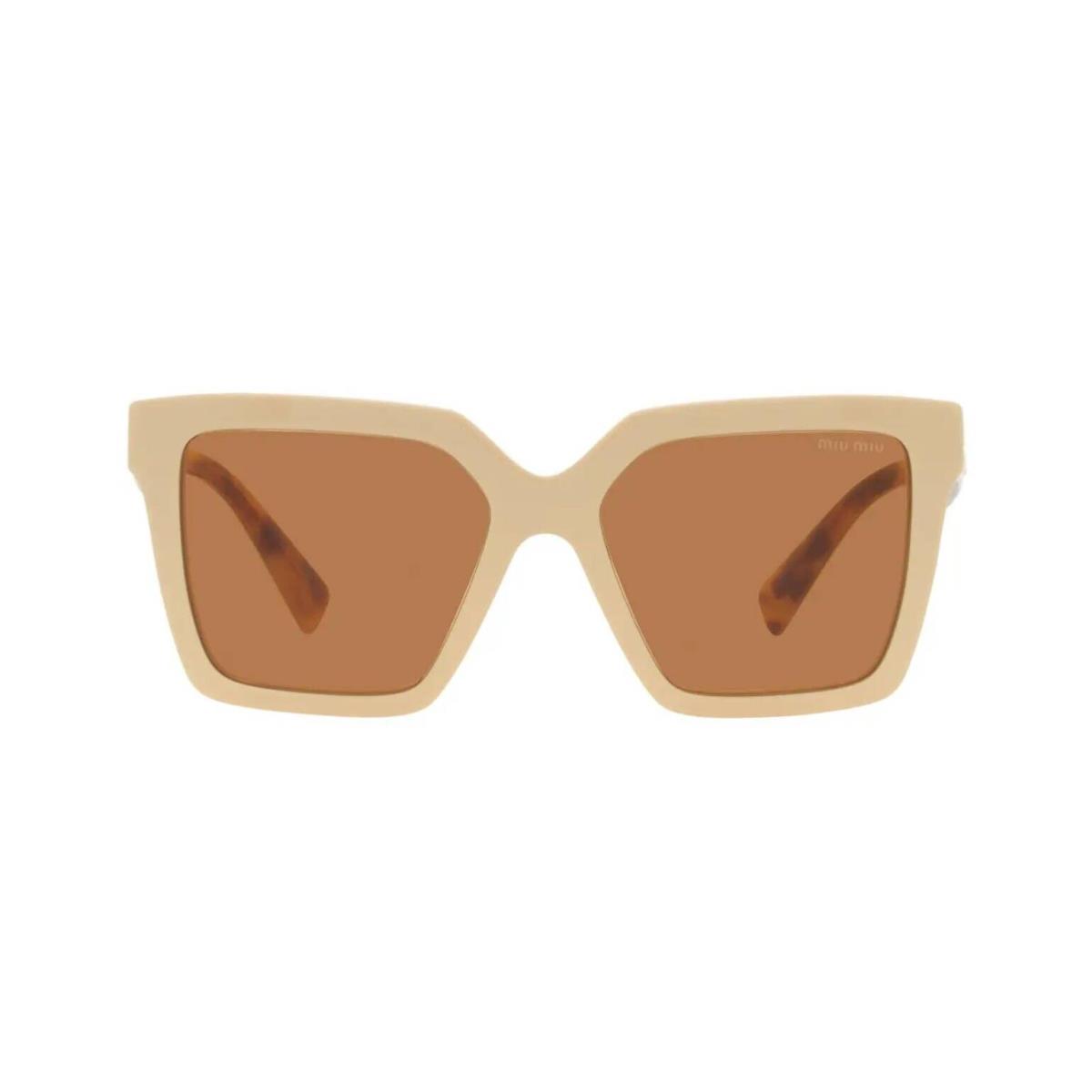 Miu Miu Smu 03YS Beige/brown 10H-2Z1 Sunglasses - Frame: Beige, Lens: Brown