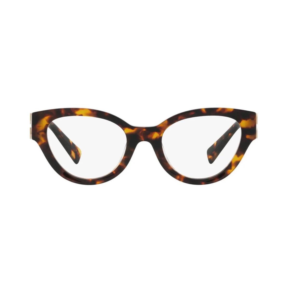 Miu Miu Vmu 01VV Honey Havana VAU-1O1 Eyeglasses