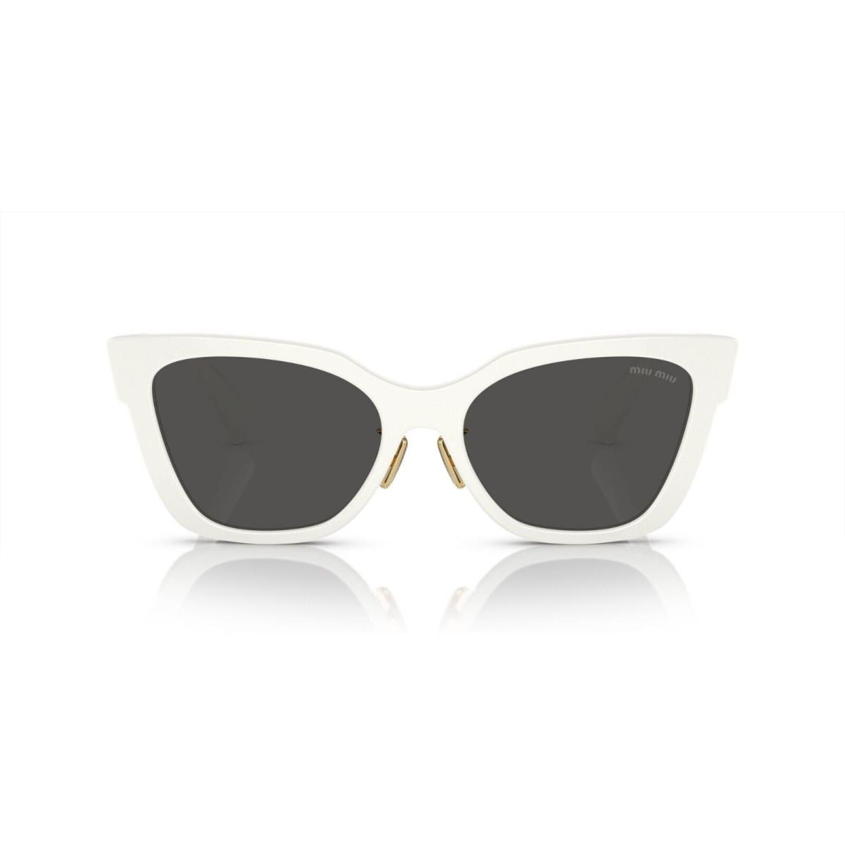 Miu Miu MU 02ZS White/dark Grey 142-5S0 Sunglasses