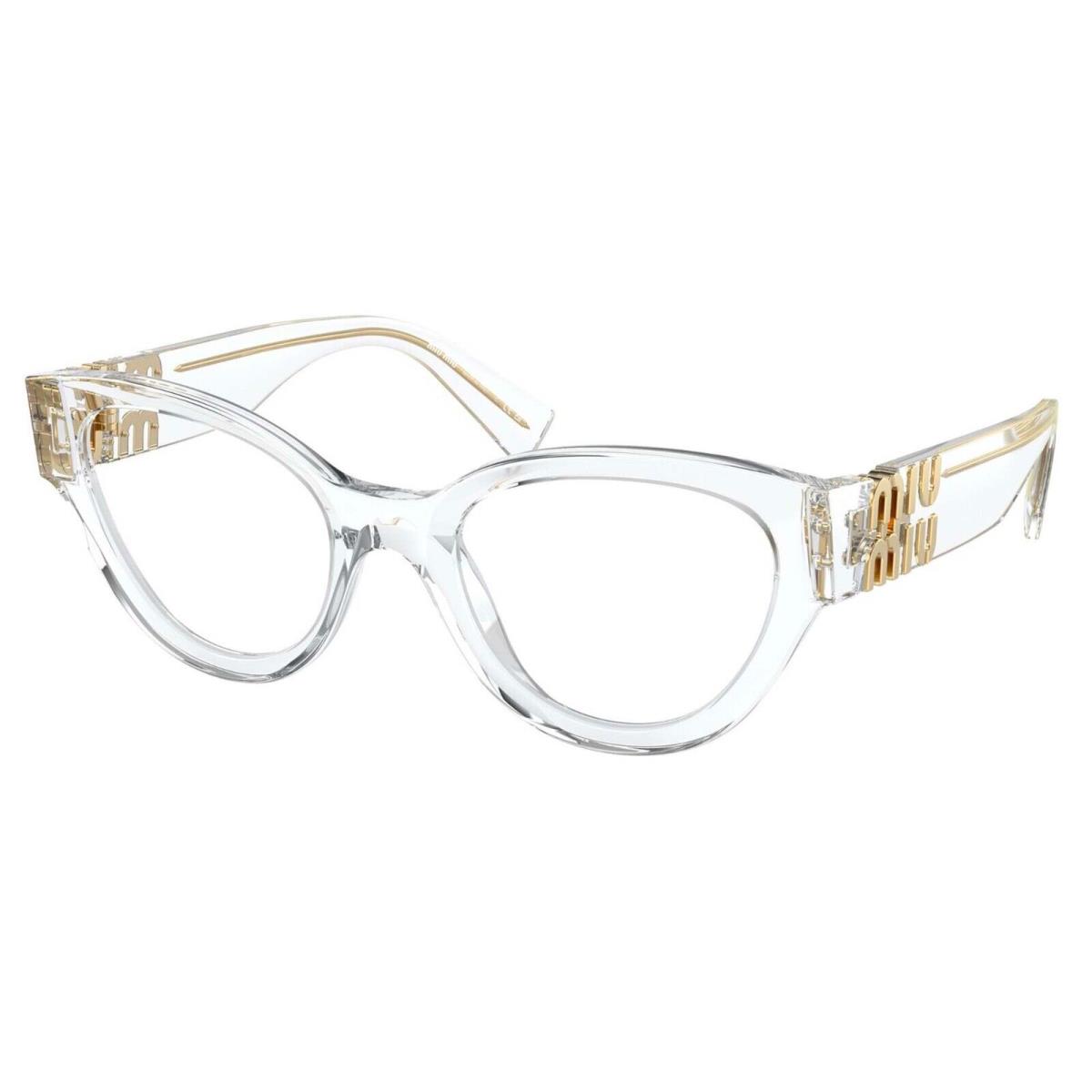 Miu Miu Vmu 01VV Crystal 2AZ-1O1 Eyeglasses