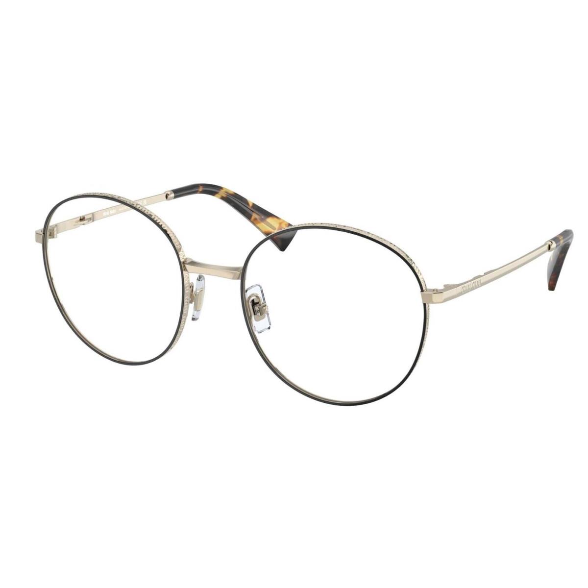 Miu Miu Vmu 51VV Black Gold AAV-1O1 Eyeglasses