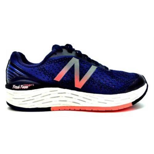 New Balance Women`s Running Shoes Vongo Fresh Foam Lace Up Blue Black New