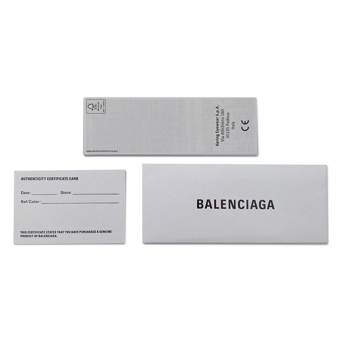 Balenciaga BB0130O Eyeglasses Women Blue Round 53mm