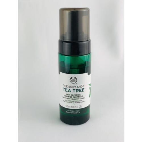 The Body Shop Tea Tree Skin Clearing Foaming Cleanser 5 oz