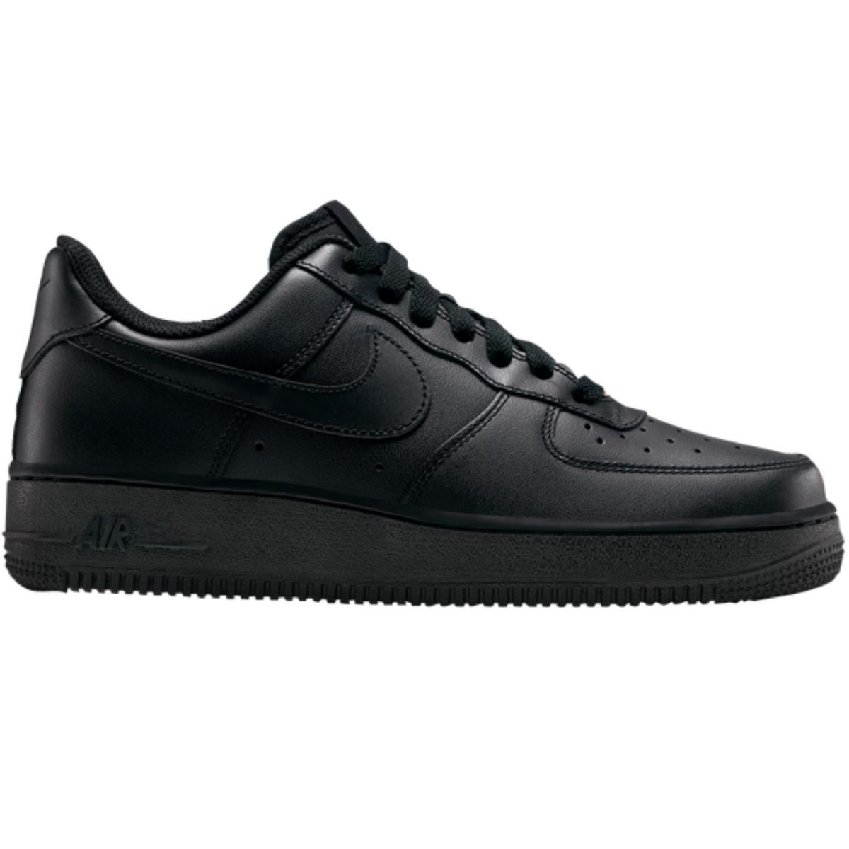 Nike Air Force 1 Women`s Casual Shoes All Colors US Sizes 6-11 Black/Black/Black/Black